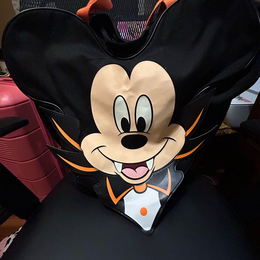 Mickey Mouse Vampire Face Tote Bag